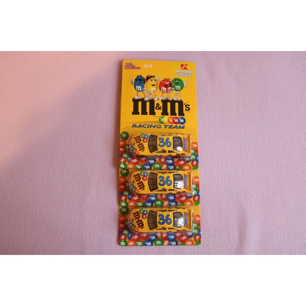 2002 M&M's #36 Racing Team K Mart Limited Edition Die Cast-Set of 3